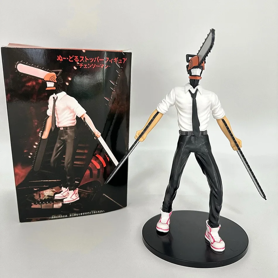 Figura de Acción de Denji de Chainsaw Man, Figura de PVC de Power, Muñeco Coleccionable para Adultos, Juguete de Regalo