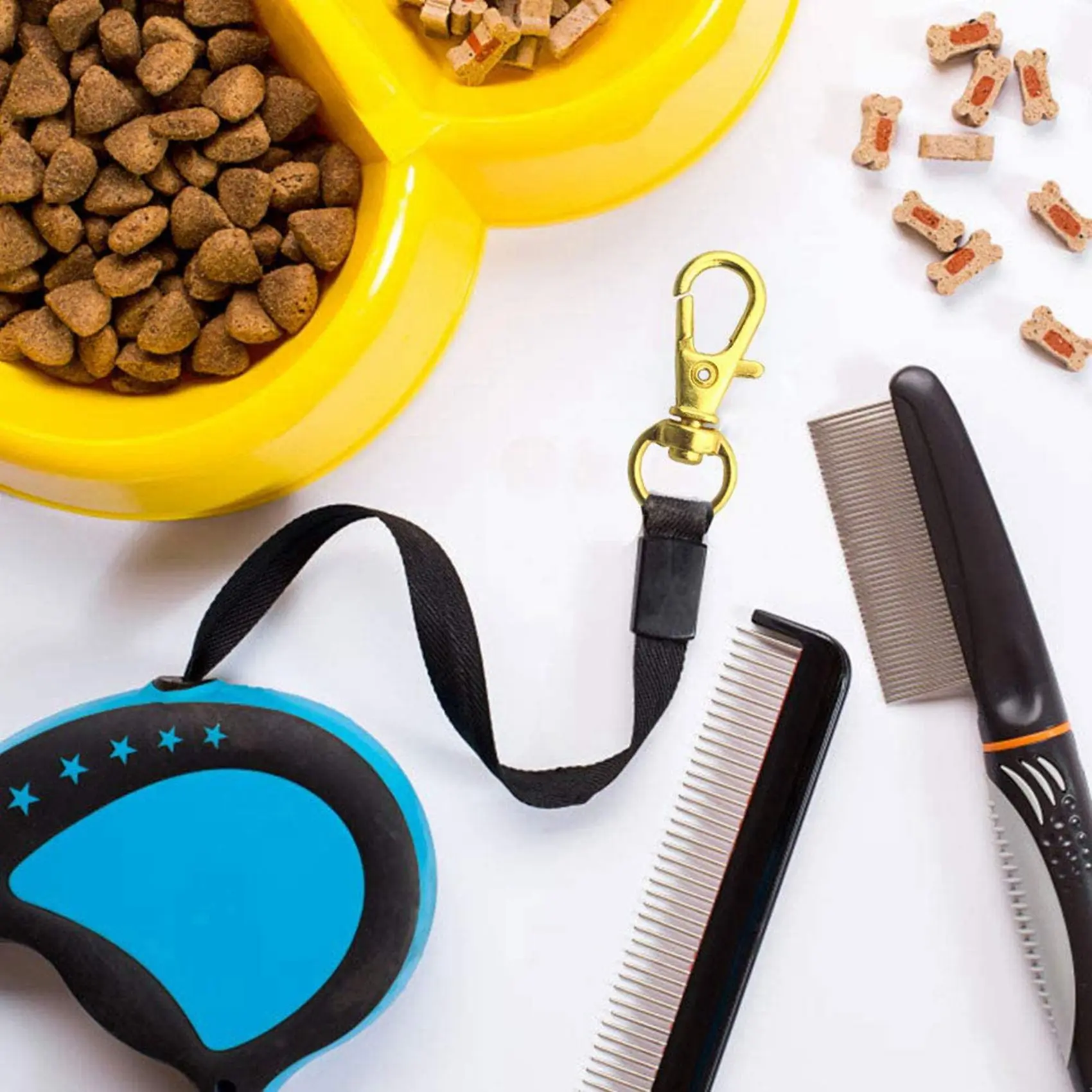 

CYL-200 шт. Поворотные застежки Карабин для ремешка, Металлический поворотный карабин для ремешка Застежка с когтями омара Золото