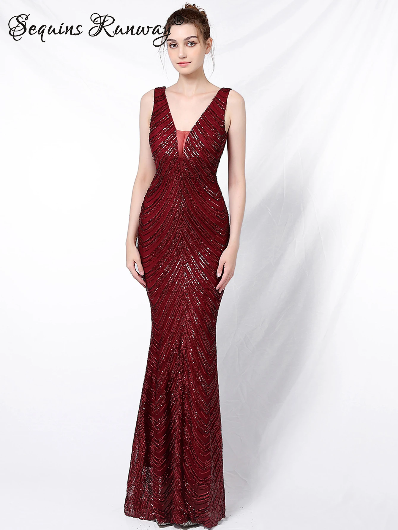 Sexy backless maxi weiß pailletten sommer kleid frauen elegante hochzeit party kleider frau luxus prom abend lange kleider vestidos