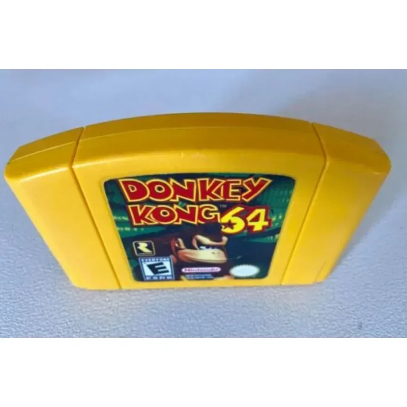 

Quality Certification N64 Game Cartridge USA Version N64 Yellow Shell DONKEY KONG 64-bit Console Video Game Factory Price