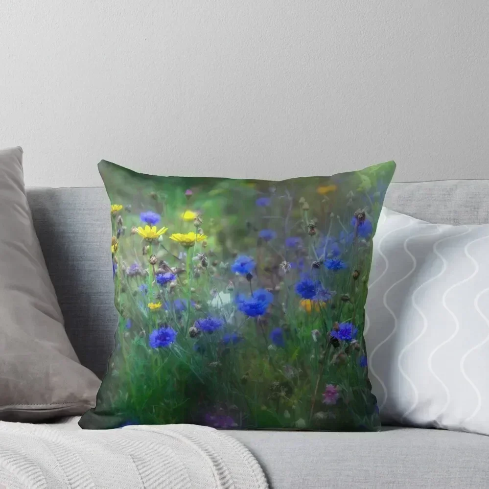 

Cornflower Meadow Throw Pillow Plaid Sofa Christmas s Covers Cushion Cover Luxury Pillowcase Cushion pillow