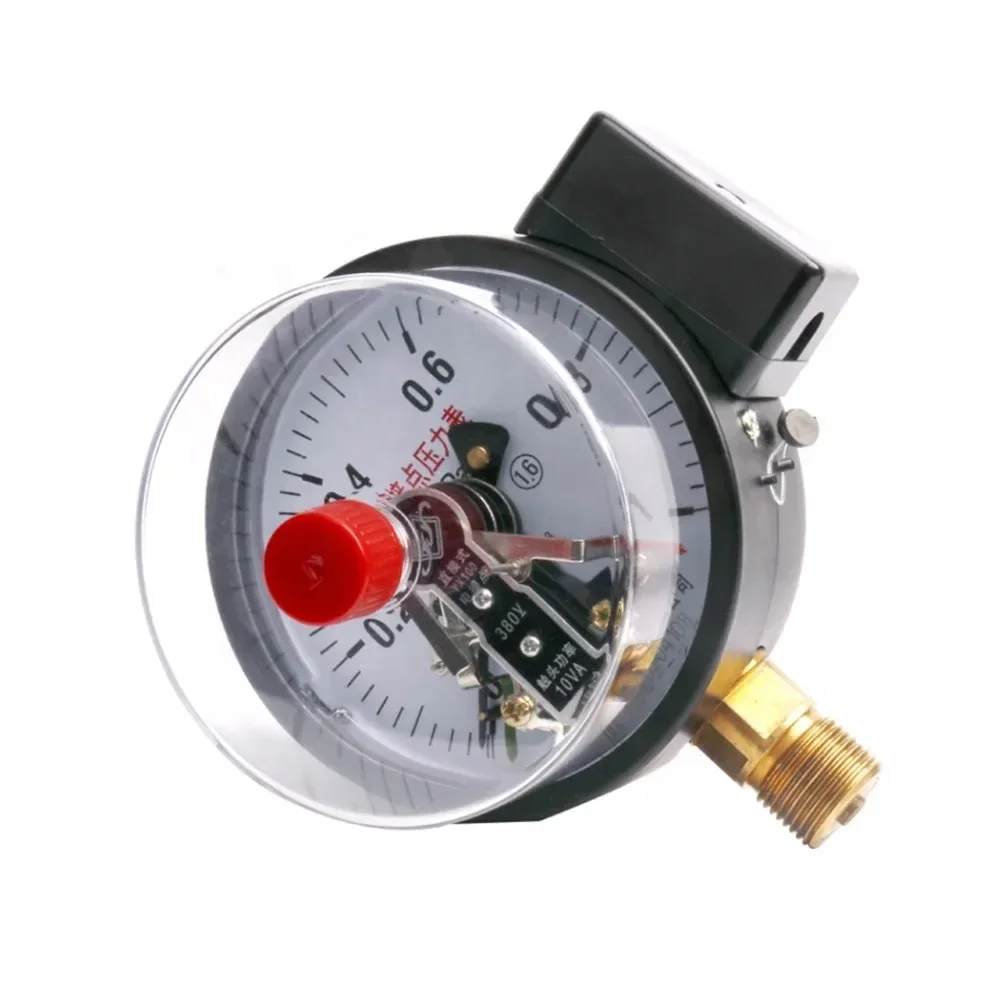 YX-100 Electric Contact Temperature Pressure Gauge Hydraulic Oil Hydraulic Pressure Vacuum Gauge