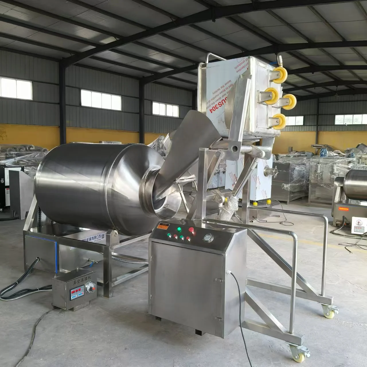 High Productivity Vacuum Beef Roller/ Meat Tumbling Machine/ Fish Vacuum Tumbler Meat Marinating Machine