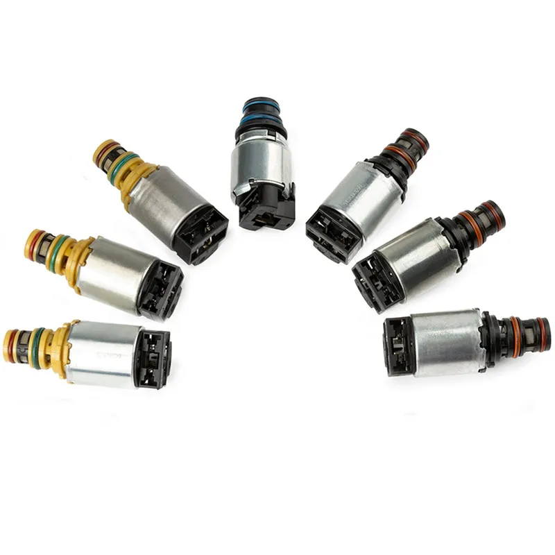 7PCS 6T45E 6T40 Transmission Solenoids 6-Speed Gearbox For GMC For Buick Regal For Chevy Malibu Epica Winstorm Car Accessories