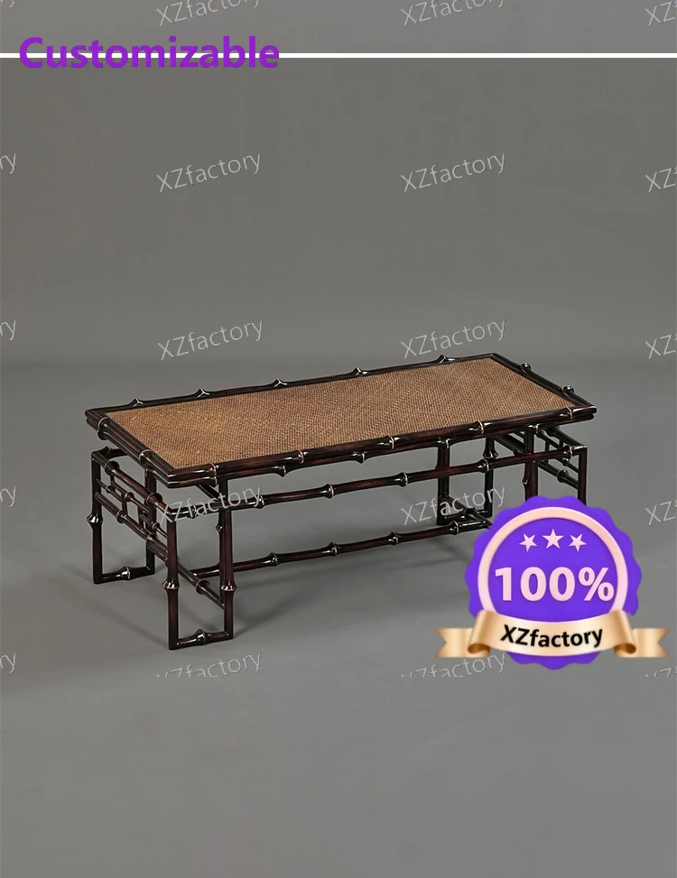 Factory Direct 2026 Top RatedMing and Qing Dynasties unk Bamboo  Room Study Desk Office Table