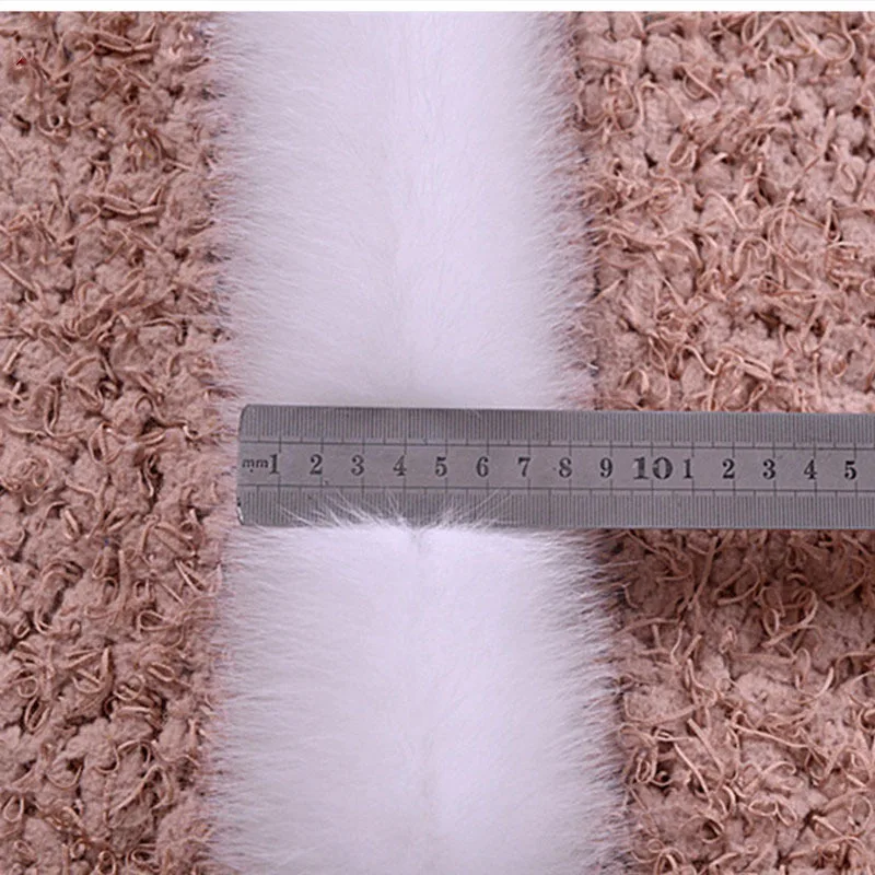 Wholesale and retail winter real fox collar white black scarf fur raccoon fur collar fur fox fur collar