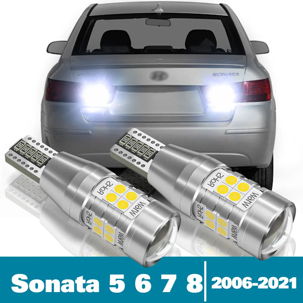 

2pcs LED Reverse Light For Hyundai Sonata 5 6 7 8 Accessories 2006-2021 2013 2014 2015 2016 2017 2018 2019 Backup Back up Lamp