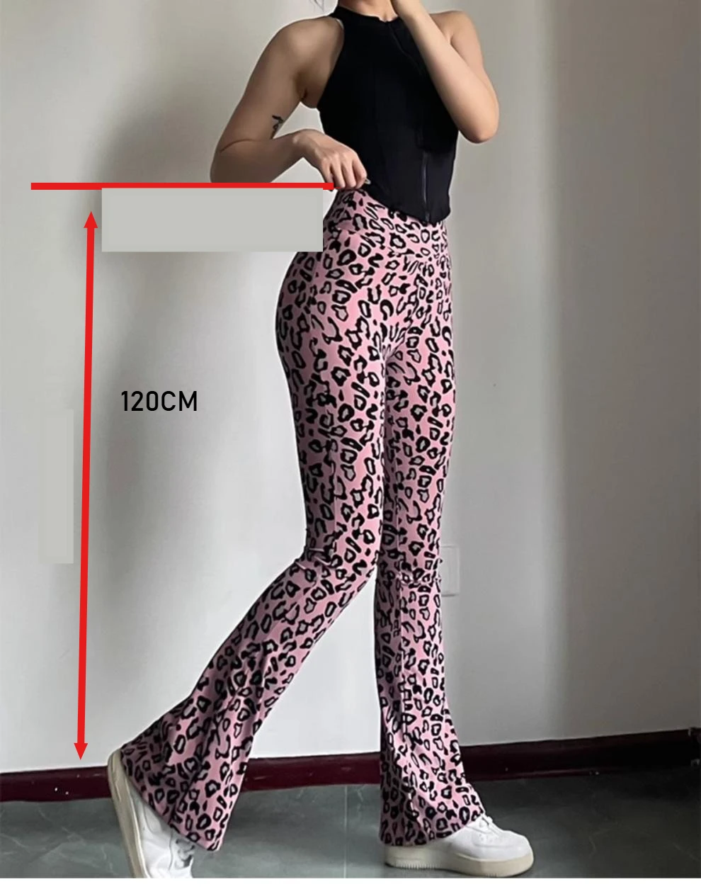 Damskie spodnie długie z otwartym kroczem, rozszerzona wersja jogi, oddychające, mikro-pull, z wysokim stanem, sportowe, do zamiatania podłogi, wzrost 175 cm.