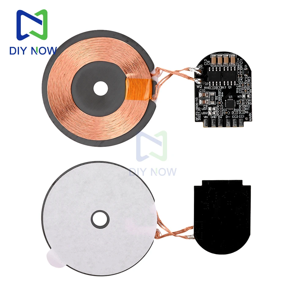 Transmitter Module Coil Circuit Board 5W/7.5W/10W/15W Type-c Qi Wireless Charger Compatible With Ipx/8/8p Fast Charging Protocol