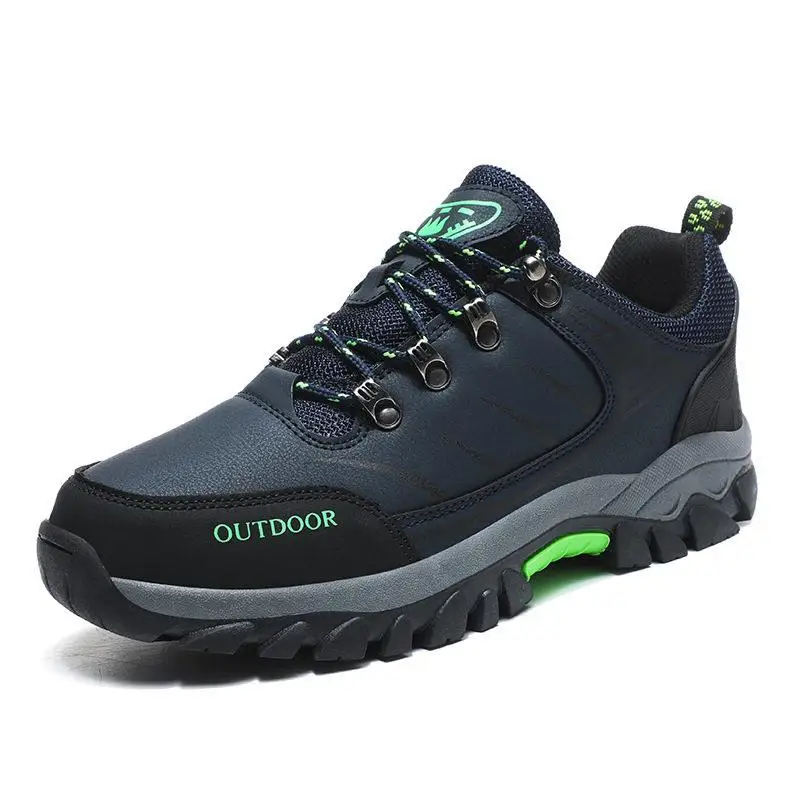 Mens Lightweight Comfortable Waterproof Outdoor Climbing Shoes Durable Sporty Hiking Boots Low Cut Mountain Climbing Shoes