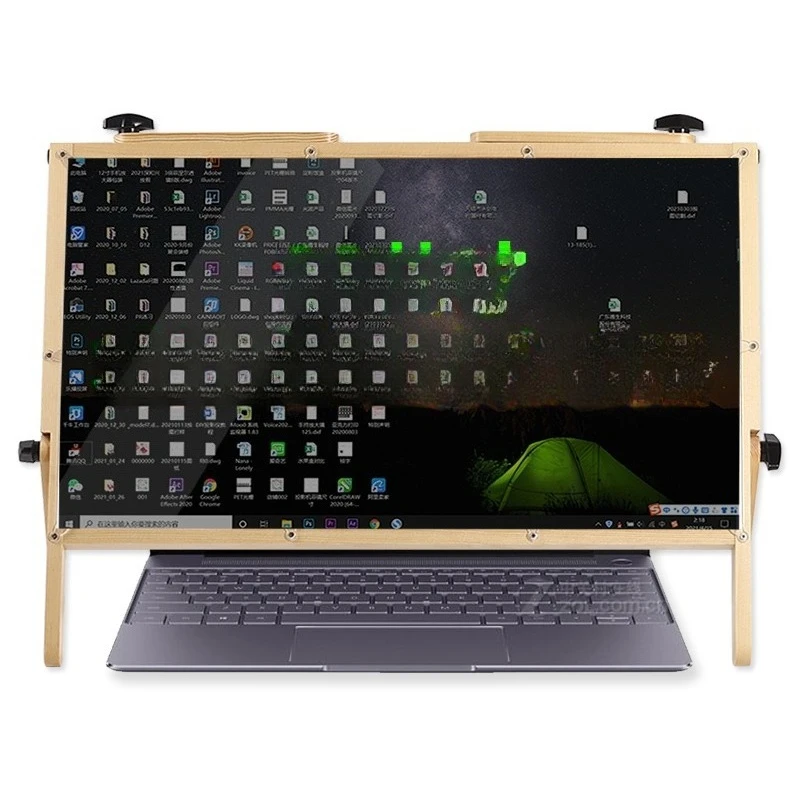 

Ultra-high definition 22-inch notebook amplifier for the elderly reading newspapers reading magnifying glass bracket wide