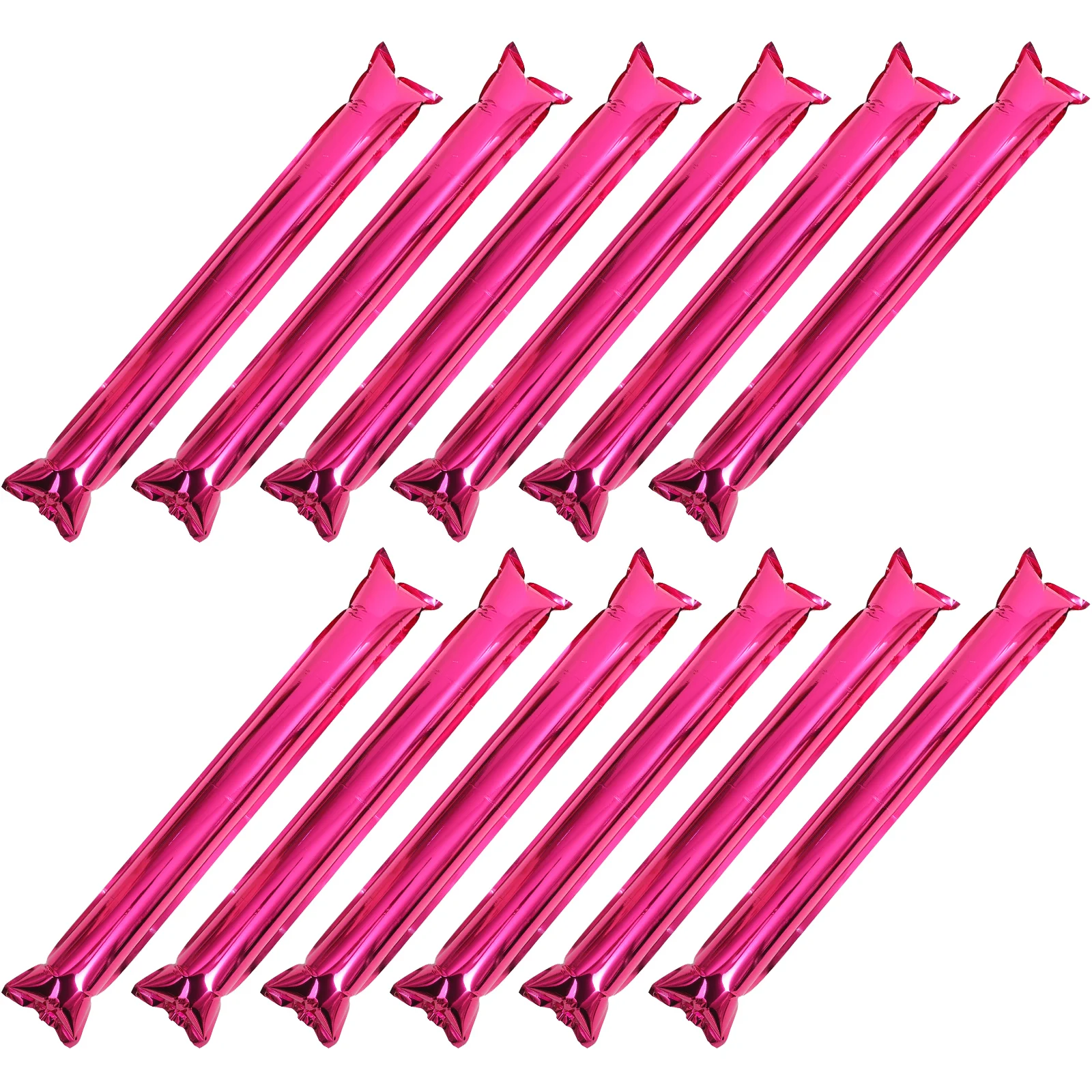 

24 Pcs Inflatable Cheering Sticks Clappers Noisemakers Party Supplies Sports Event Favors Lightweight Aluminum Film