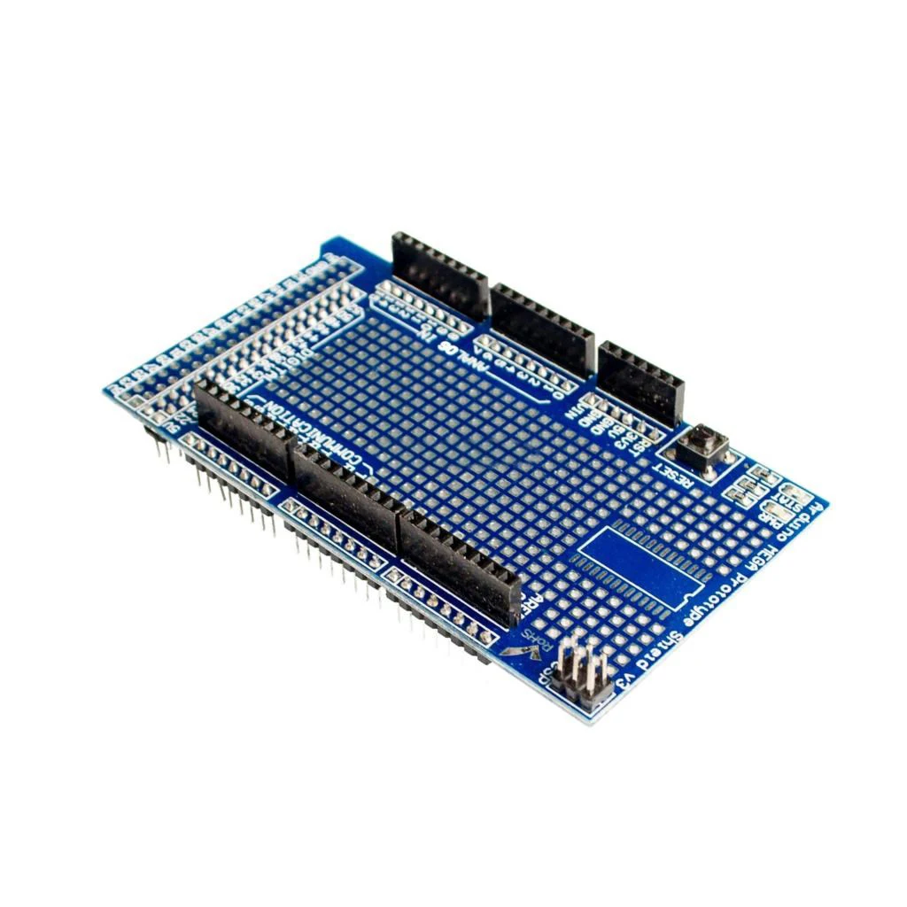 1PCS MEGA 2560 R3 Proto Prototype Shield V3.0 Expansion Development Board + Mini PCB Breadboard 170 Tie Points for arduino