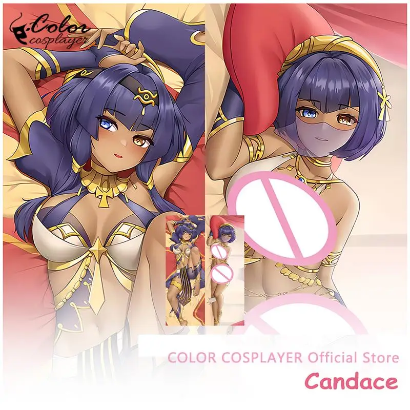 

Color Cosplayer Genshin Impact Candace Nahida Venti Dakimakura Pillowcase Double Sides Hugging Body Pillow Cover Otaku Gifts