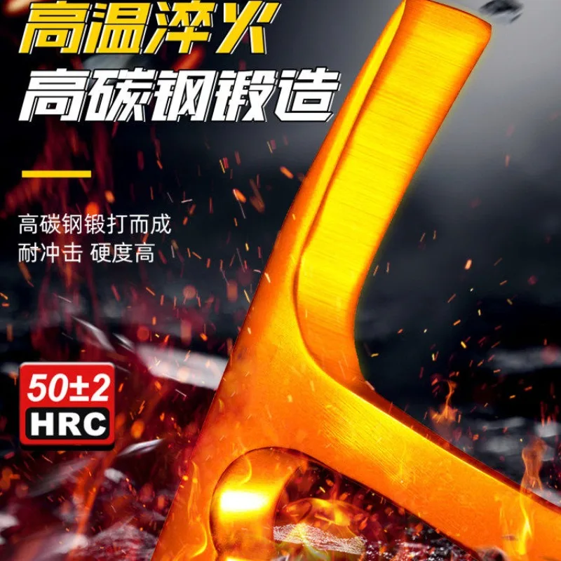 professional geological exploration hammer Sheet metal  Multifunctional flat head pointed mountaineering quarrying mining