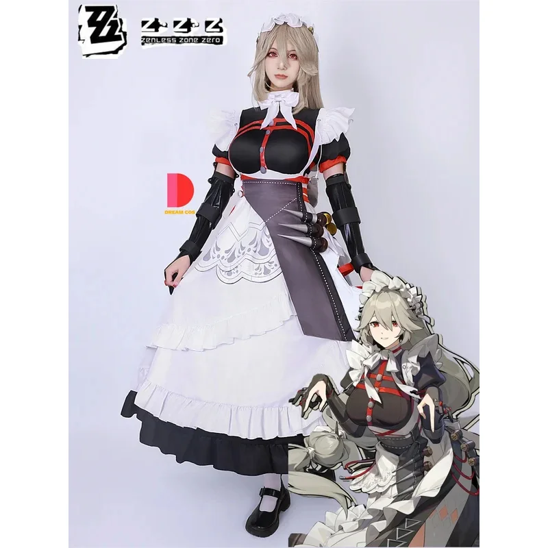 

Zenless Zone Zero Alexandrina Sebastian Cosplay Costume High Quality Anime Outfit Set for Fans Halloween Party Live Play Event
