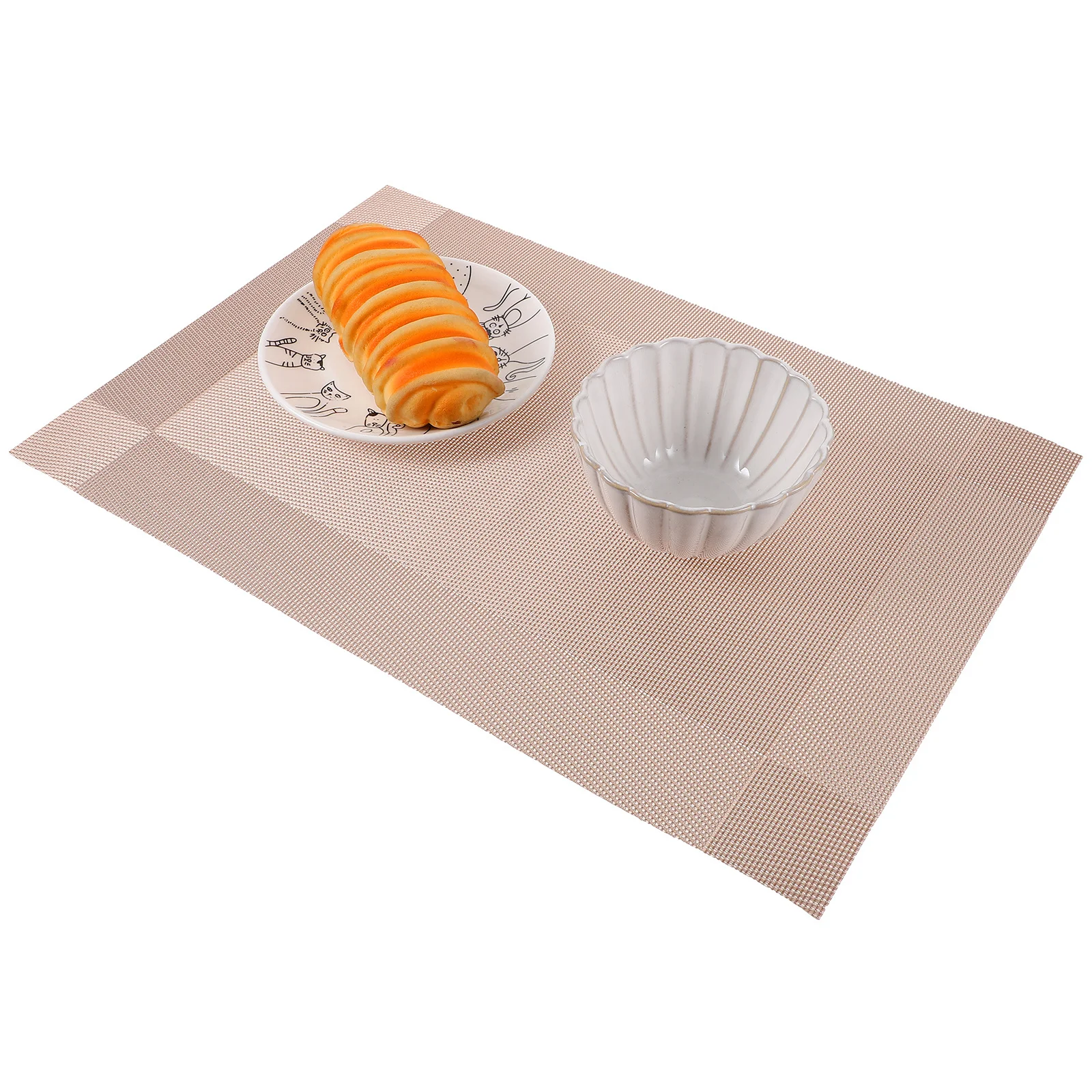 

6Pcs Kitchen Dining Table Placemats Sets Stylish European Design Table Mats Thanksgiving Christmas Decorations