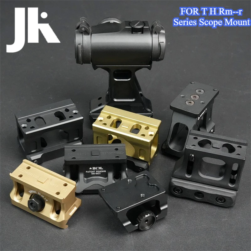 

Тактическое снаряжение для страйкбола серии T H RM, крепление для оптического прицела, регулируемая по высоте, крепление для прицела с красной точкой, аксессуары для рельсов 20 мм