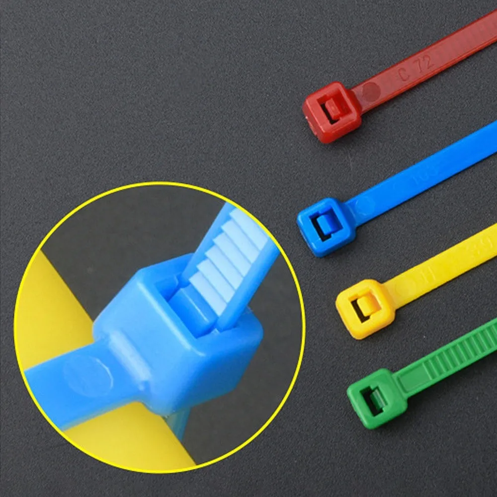 

100 нейлоновых самоблокирующихся кабельных стяжек ​ ​ ​ ​ Самоблокирующийся механизм ​ ​ Прочный и долговечный ​ ​ Шнуровые завязки ​ ​ Связывание проводов ​ ​ ​ ​