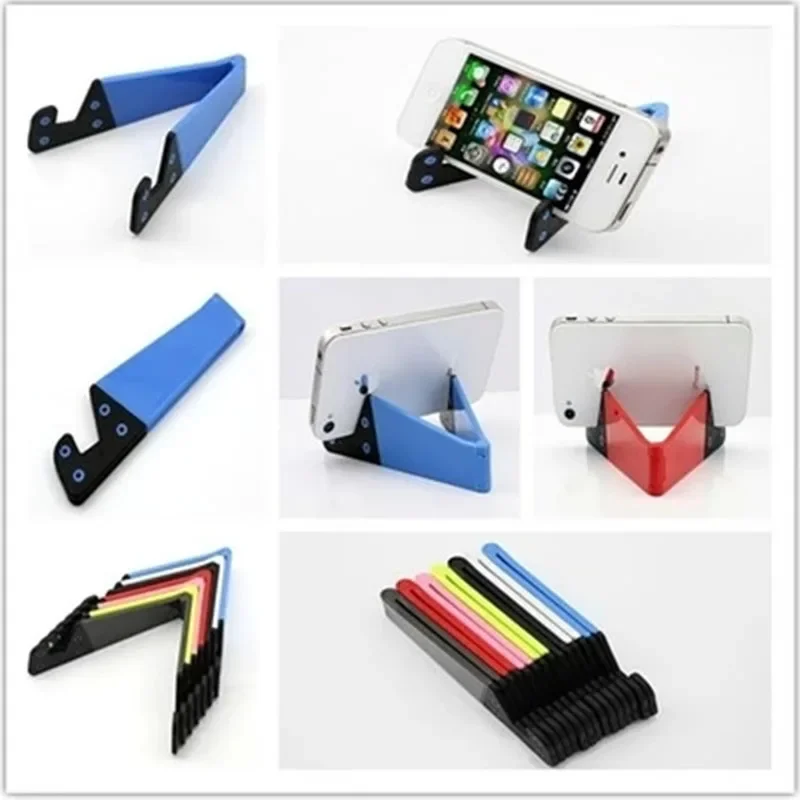 Universal V Shape Foldable Phone Tablet Stand Holder for Iphone Ipad 234 Mini for Samsung Portable Bracket for Smartphone Tablet