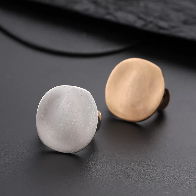 Vintage Accessories Round Geometric Rings Trending Products Jewelry For Women Goth Drop shipping Korean Fashion image 3
