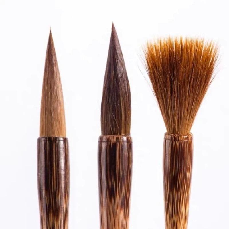 فرشاة الخط الصيني القلم ابن عرس فرشاة شعر الكتابة فرشاة الرسم للمبتدئين النصي العادي الصين في الخط الخط