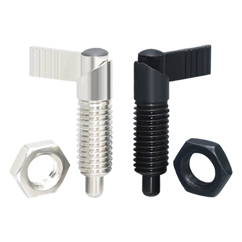 1PC PMXRB10 PMXRM12 L Handle Coarse Thread Indexing Plunger Spring Locating Pin Quick Release Dowel for Jig CNC Fixture 1pc