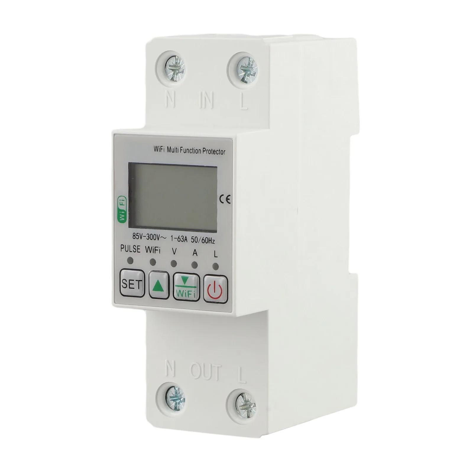 WiFi Energy Meter Kwh Switch With Voltage Current Leakage P/rotection For Home Industrial Electrical Usage Monitoring Device