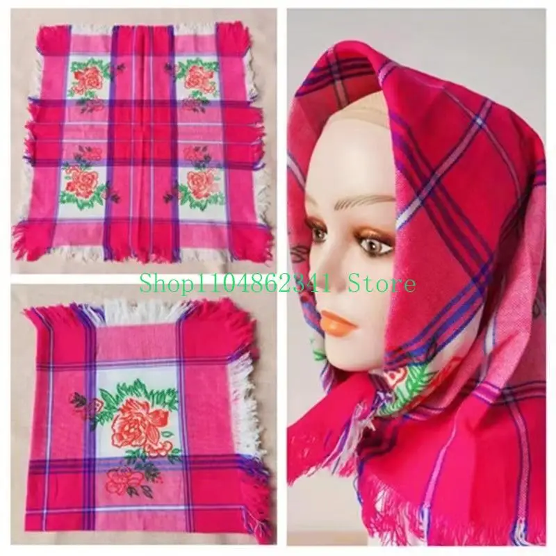 5ASD 독특한 패션 헤드 스카프 세련된 여성 스카프 화려한 우아한 목