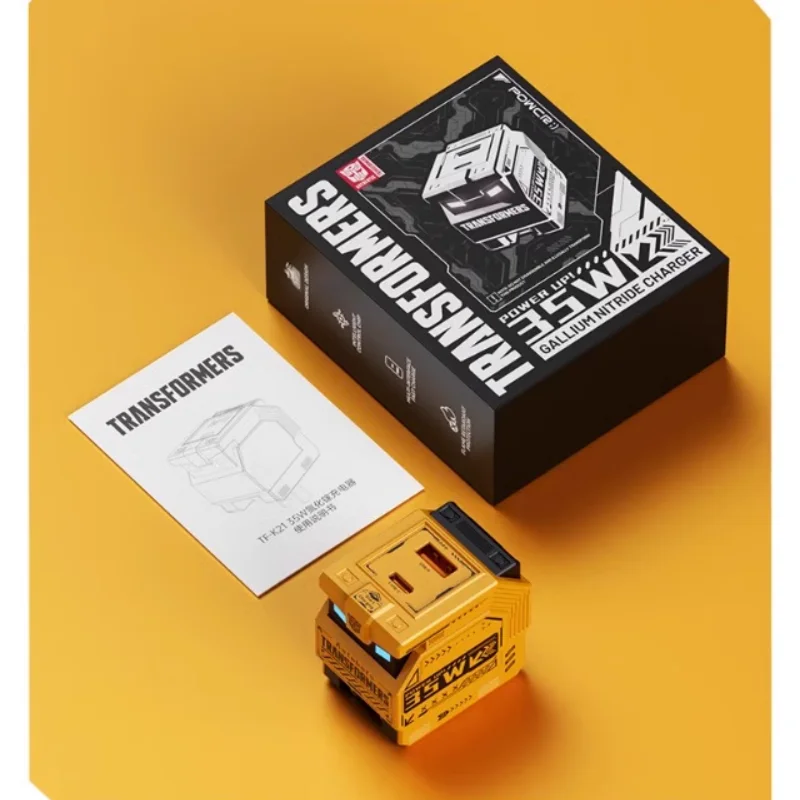 Disponibile Trasformatore autentico Caricatore in nitruro di gallio da 35 W Doppia porta Ipad Notebook Computer USB Typec Ricarica rapida pieghevole