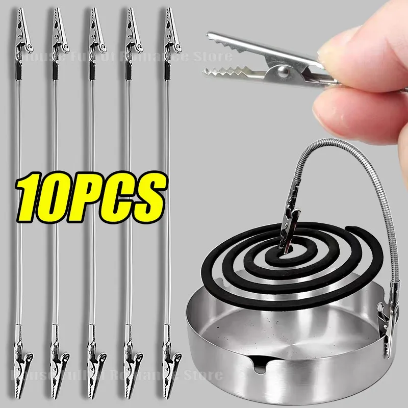 1/10pcs Flexible Alligator Clip Clamp mosquito coil Helping Hands Crafts Hobby Soldering Workshop Menu Photo Card Holder Clips