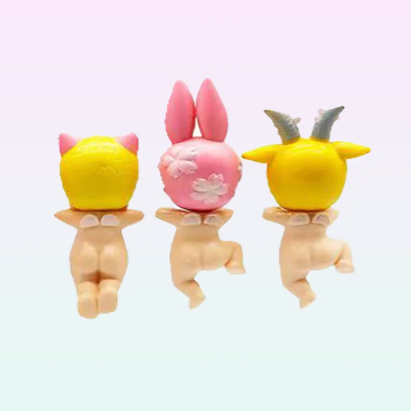 Nova venda quente festa anjo caixa cega flor de cerejeira série anime figuras ornamentos bonecas fãs crianças presente aleatório