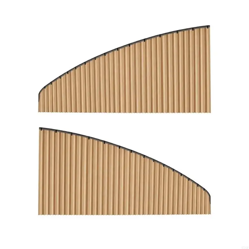 M76E Auto-Polyester-Seitenfenster-Vorhang-Gleitschienen-Design, Schatten-eingebettetes Design verhindert grelles Sonnenlicht und – Detail 7