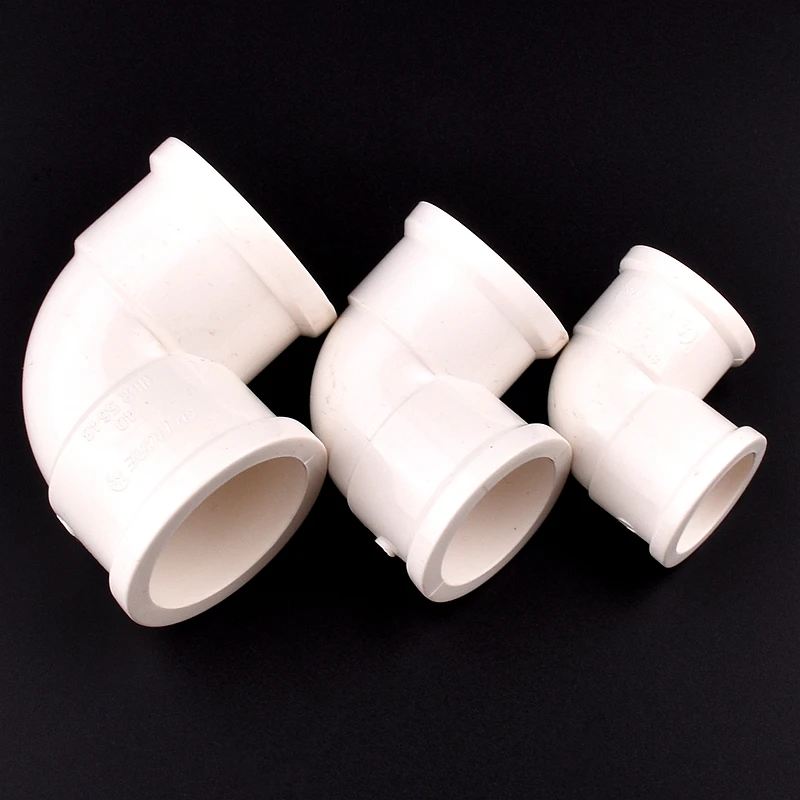 2~10pcs Inner Diameter 20~63mm Thickened PVC Pipe 90° Equal Elbow Connector Fish Tank Aquarium Fittings Irrigation System Parts