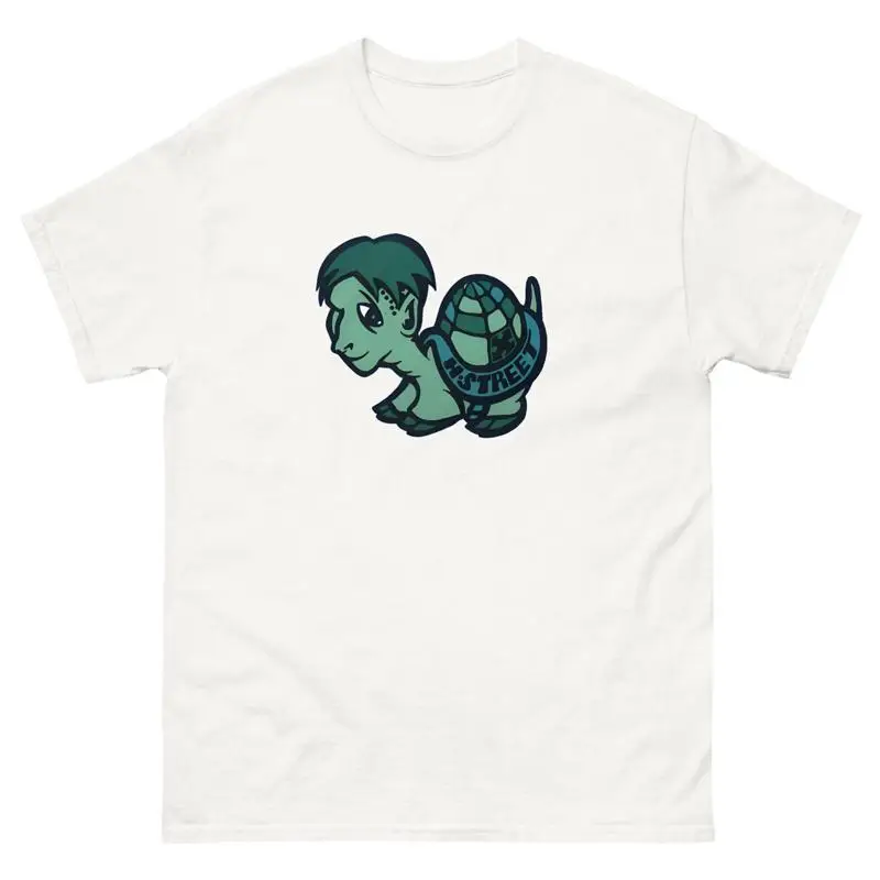 

H Street Skateboards Tortoise Turtle Boy Retro 90S Skateboarding T Shirt Design