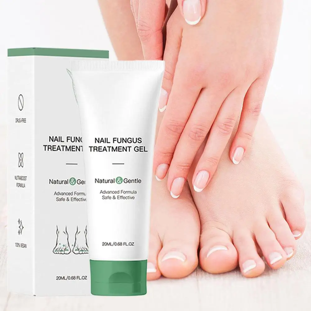 20ML Nail Repair Gel Foot Care Removal Repair Gel Natural Plant Formulas Foot Nail Fungus Essential Onychomycosis Nail Care