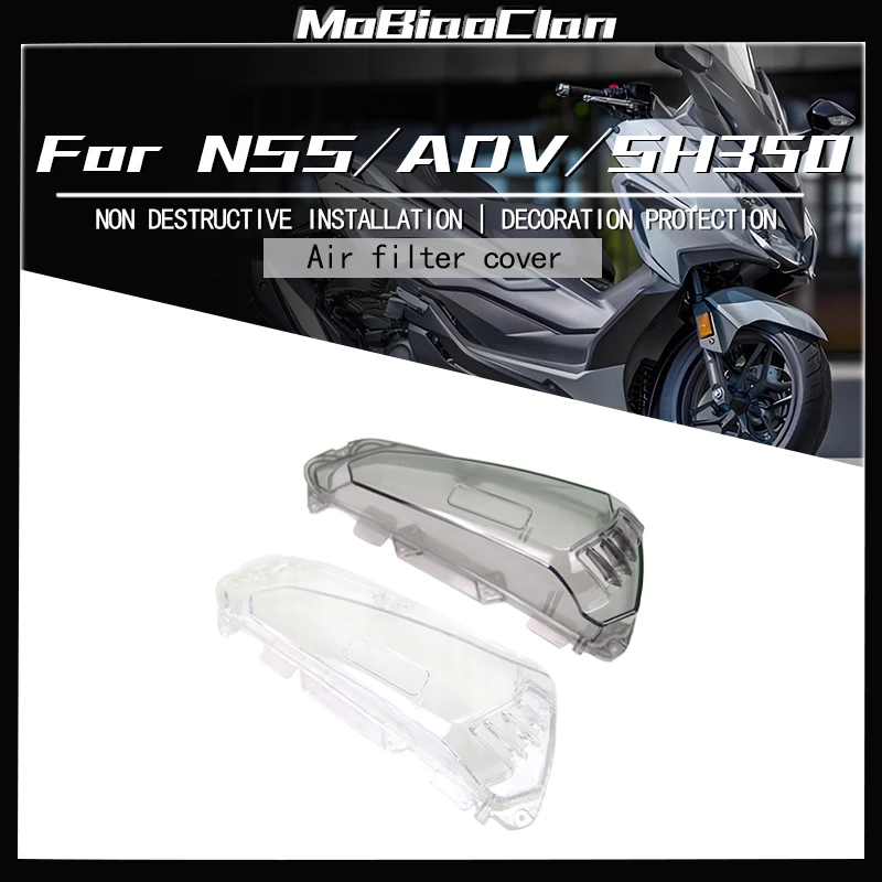 

For Honda Forza350 FORZA 350 ADV350 Modification Air filter cover air filter housing transparent air filter cover accessories