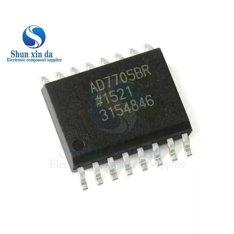 AD7705BRZ SOP16 AD7705BRUZ TSSOP16 AD7705 AD7705BR AD7705BRU Analog To Digital Converters ADC 3V 5V 1mW 2-Ch Diff 16Bit IC SMD