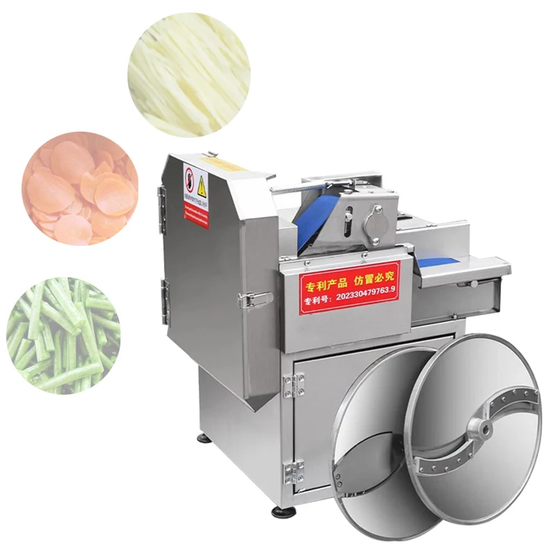 Commercial Household Small Vegetable Cutting Machine Automatic Desktop Potato Chili Onion Cutting Machine