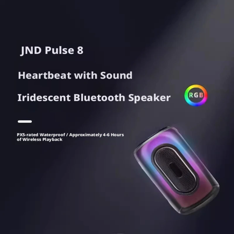 

Беспроводная Bluetooth-колонка с микрофоном для караоке, RGB-подсветкой, водонепроницаемостью IPX5, портативный бас-бумбокс для вечеринок на открытом воздухе