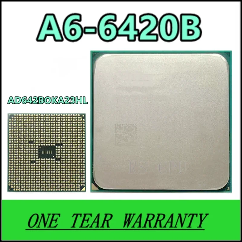 A6-6420B A6 6400 seria 4,0 GHz 65 W dwurdzeniowy procesor CPU AD642BOKA23HL gniazdo FM2