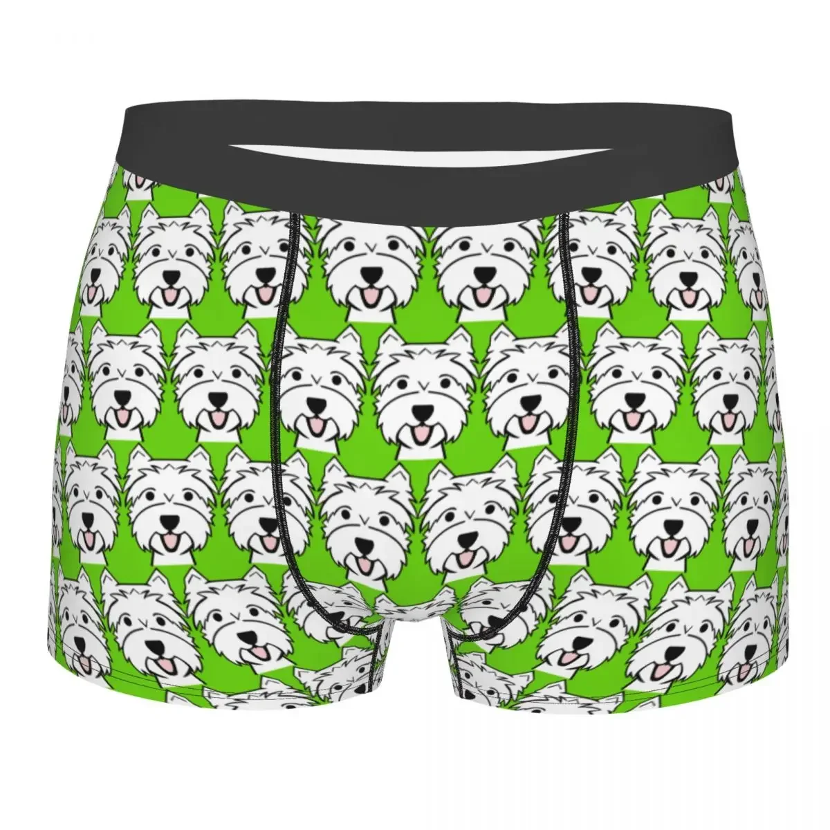 Custom West Highland Terrier Boxers Shorts Mens Westie Dog Briefs Underwear Cool Underpants