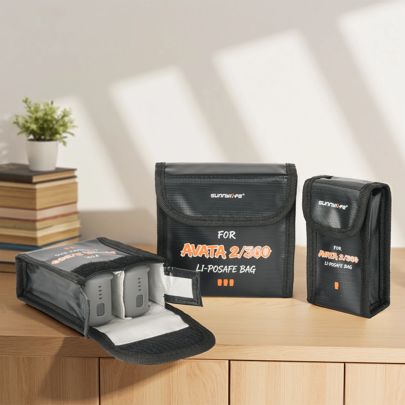 

Batteries Explosion-proof Bag for DJI AVATA 360 Drone Battery Safety Storage Bag