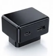 HTMCK Hidden OBD Power Tap for Tesla Model 3/Y, USB + Type-C Dual Port Fast Charging Plug