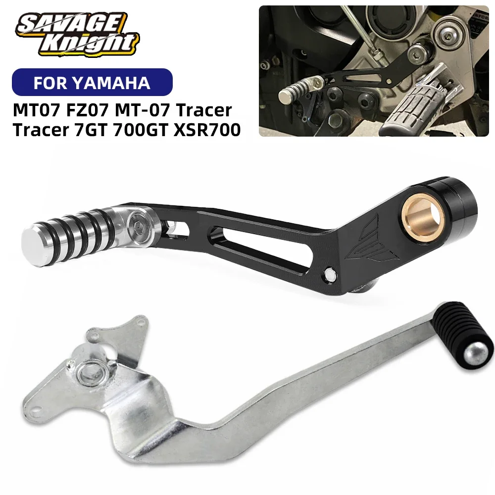 Tracer 700/7/GT Gear Shifter Lever Foot Brake Lever Shift Pedal For YAMAHA MT-07 FZ-07 MT07 Tracer 7 /GT 700GT XSR700 2014-2024