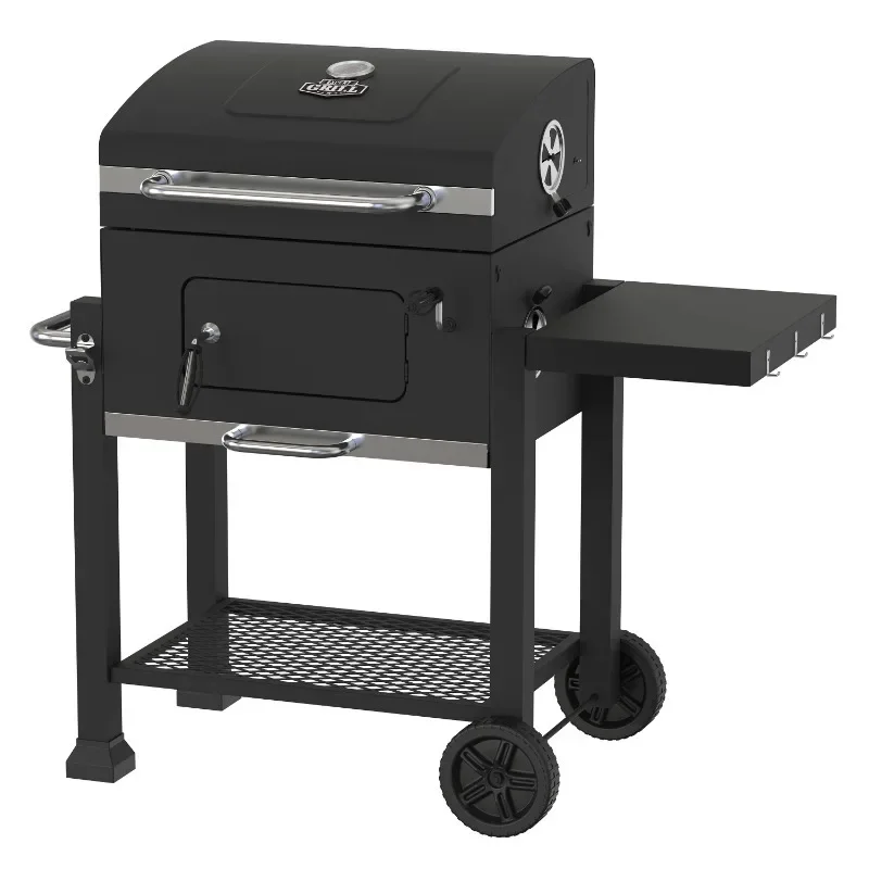 Expert Grill Heavy Duty 24/32-Zoll-Holzkohlegrill, Schwarz