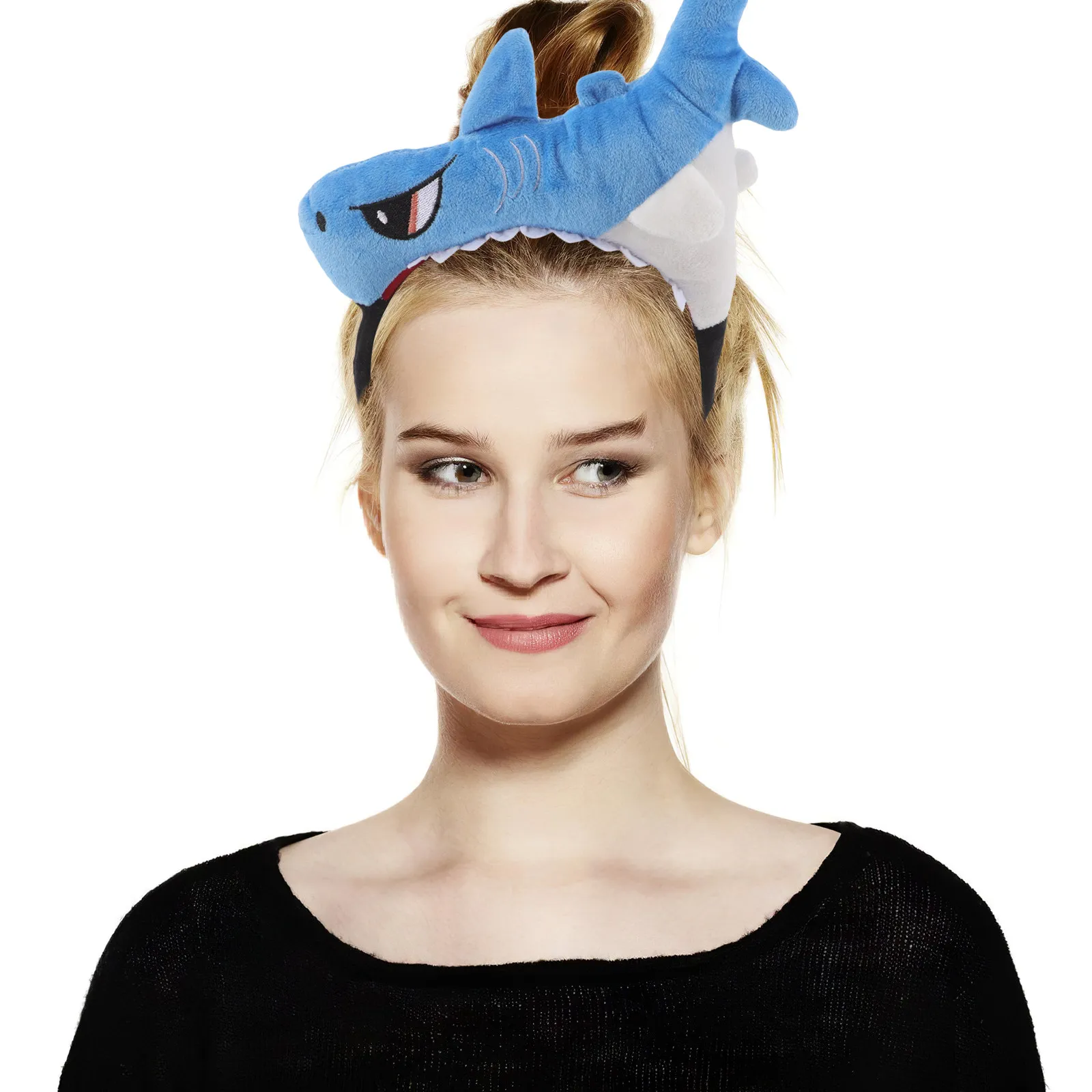 

2 шт. повязки на голову с мультяшными акулами, милые повязки с животными для женщин, для макияжа, спа-процедур, умывания, контроля волос, аксессуар для вечеринок