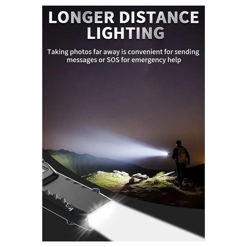 

MCGS-Portable Flashlight, Rechargeable Flashlight, Flashlight Work Light Torch Inspection Lights For Camping