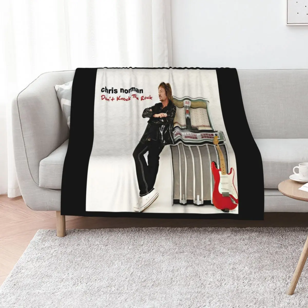 Chris Norman dont knock the rock Throw Blanket Flannels Sofa Quilt Luxury Throw decorative blankets ands Vintage Blankets