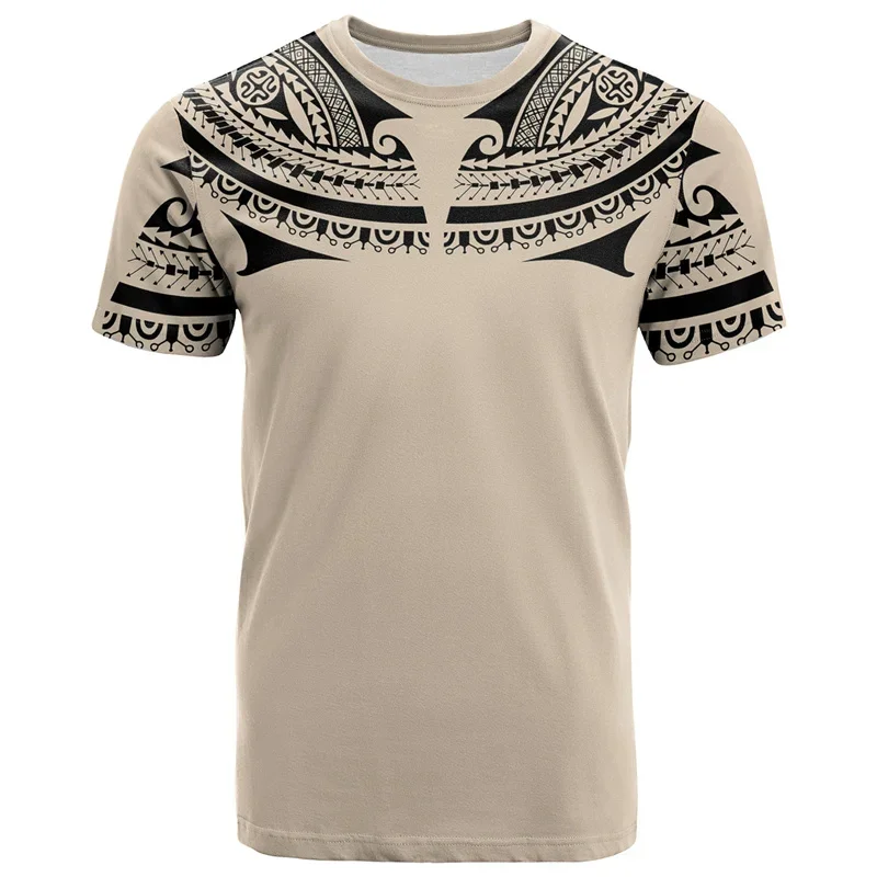 2025 Fashion Hawaii Gym New Zealand Polynesian Maori Rugby 3D Printed Men's Top T-shirt